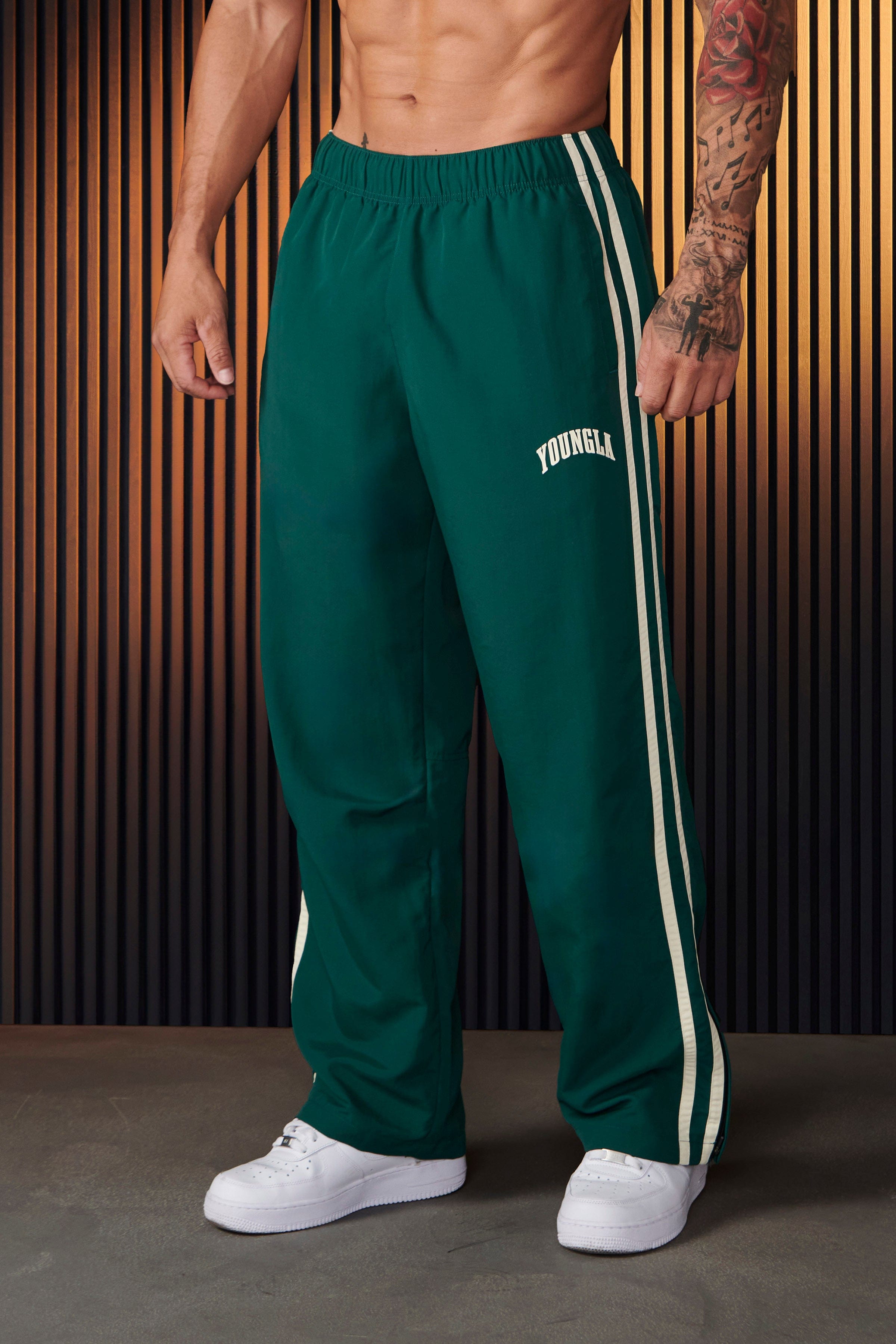 YoungLA 249 - Flagship Track Pants Jungle Green
