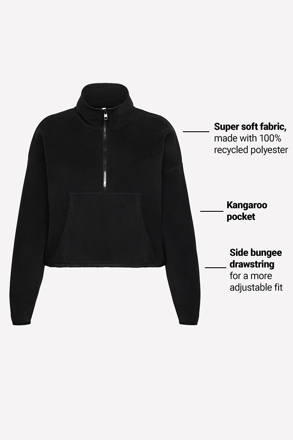 Fabletics Soft Fleece Half-Zip