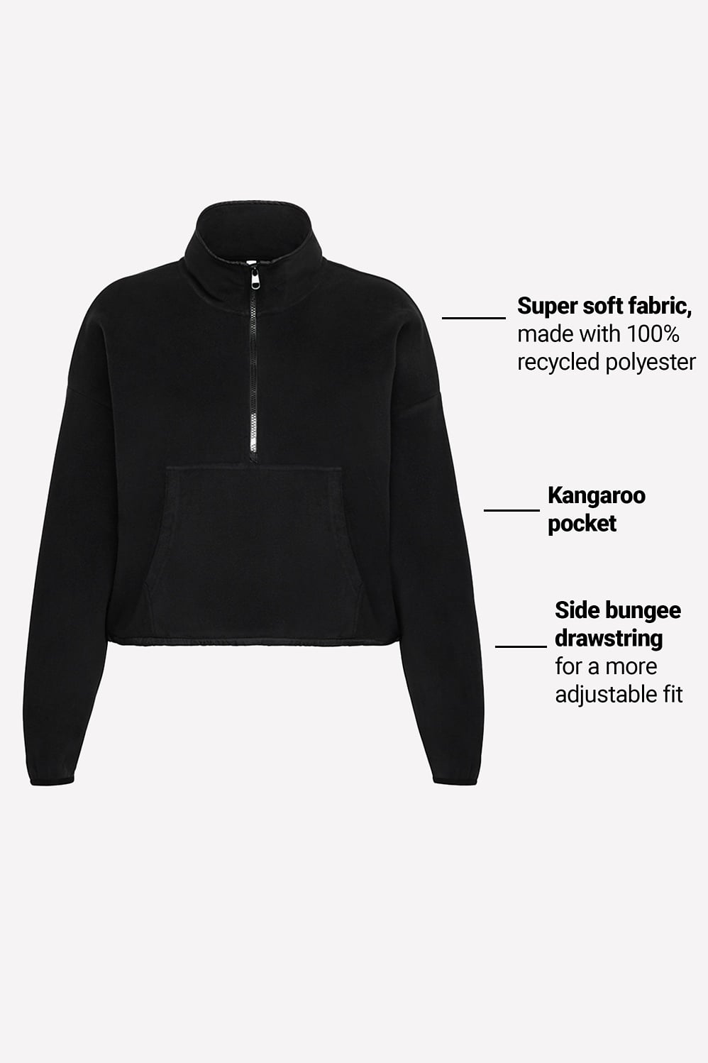 Fabletics Soft Fleece Half-Zip