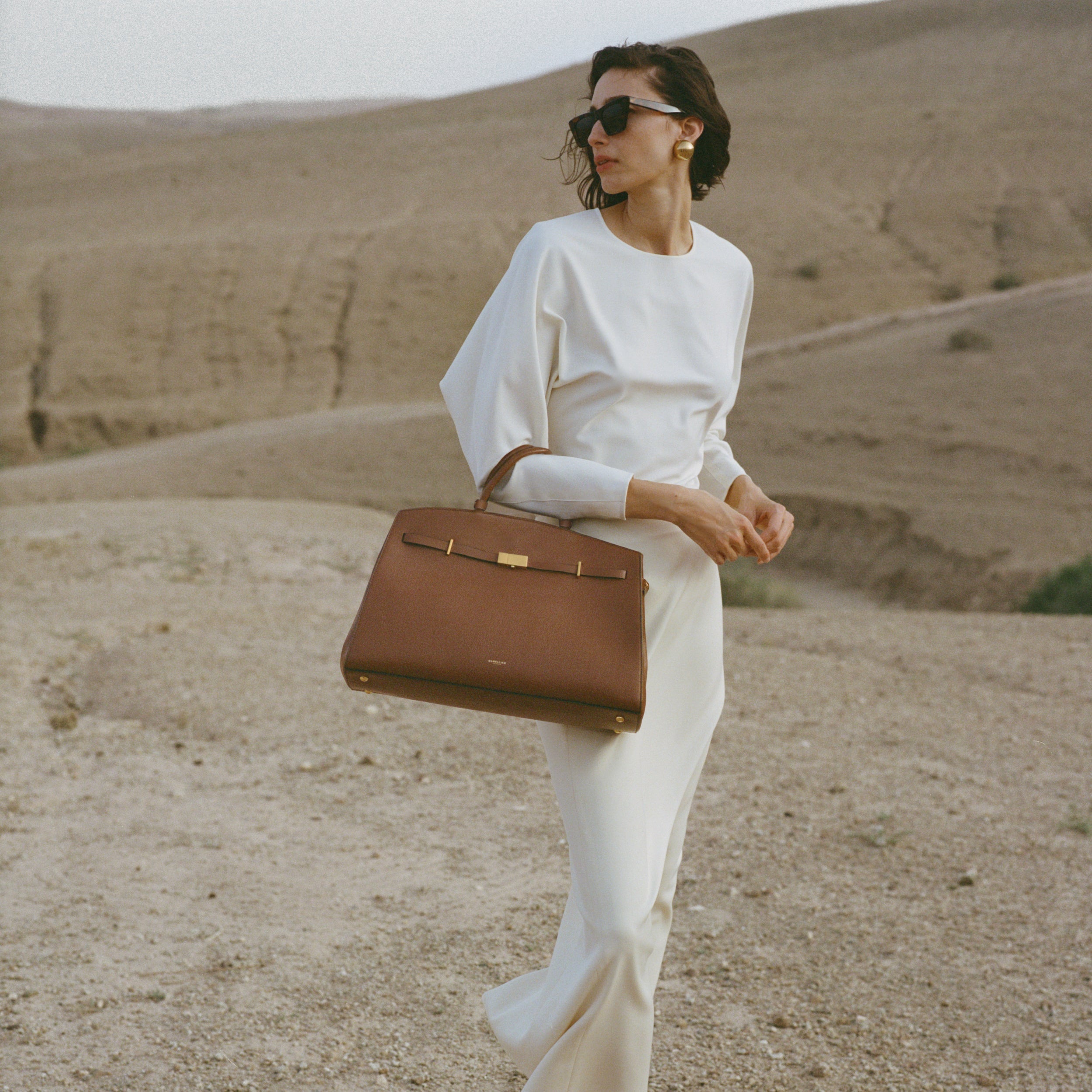 DeMellier The Hudson tan small grain