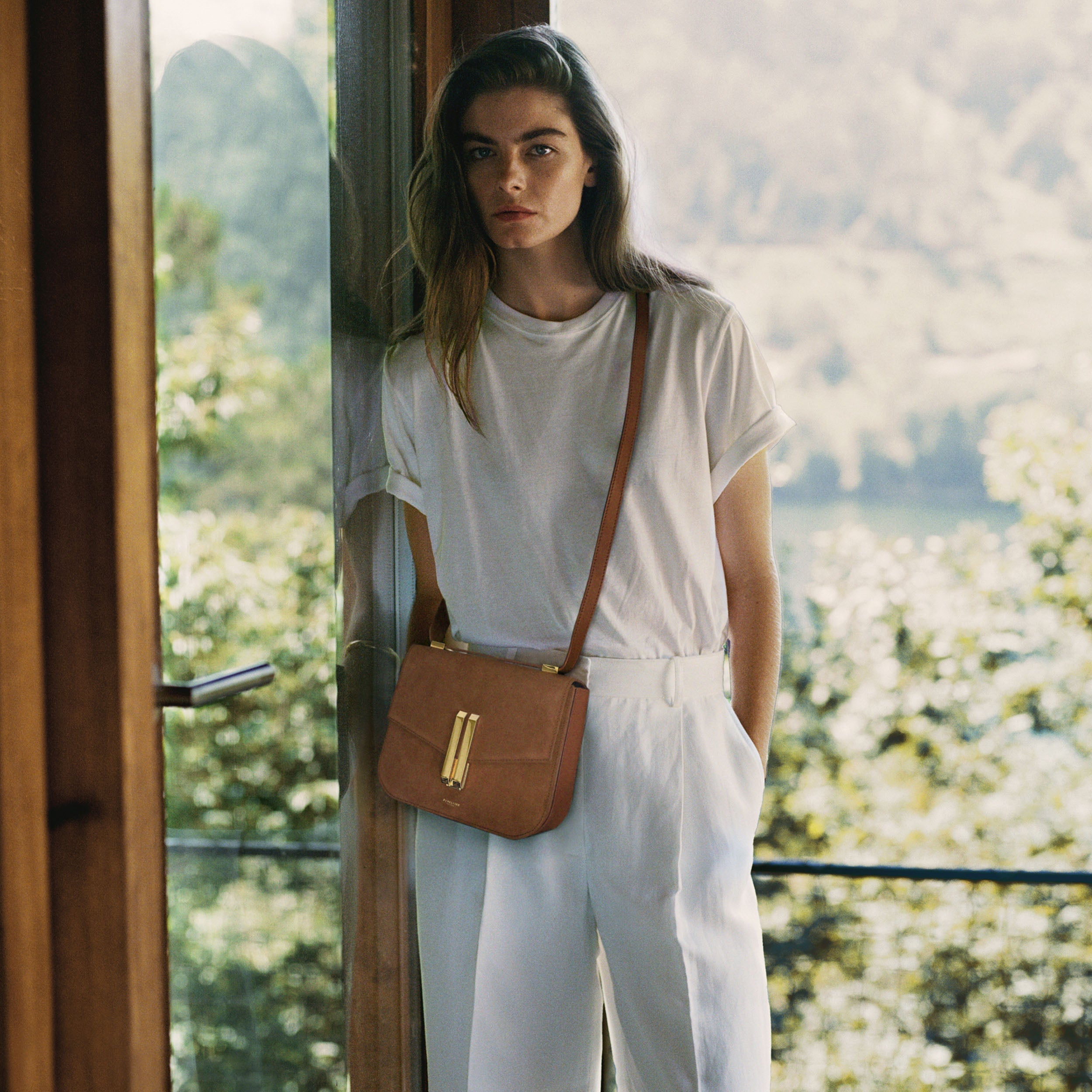 DeMellier The Vancouver deep tan suede & tan smooth