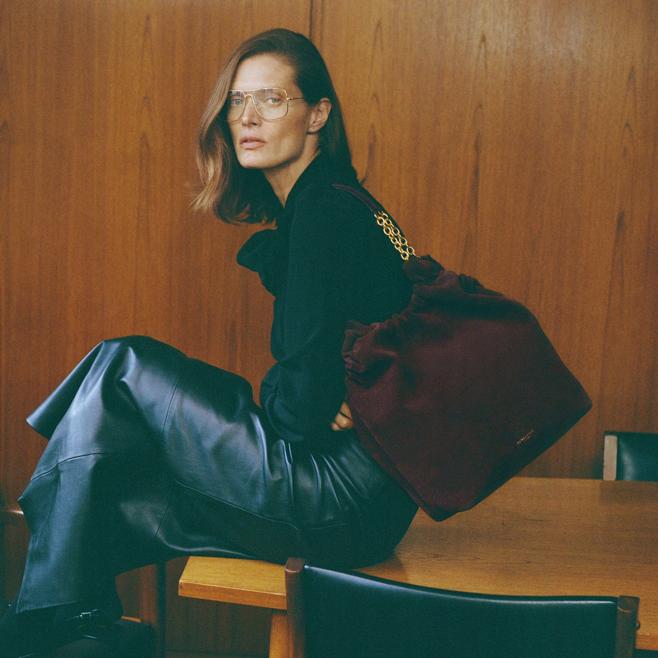 DeMellier The Miami burgundy suede & burgundy smooth