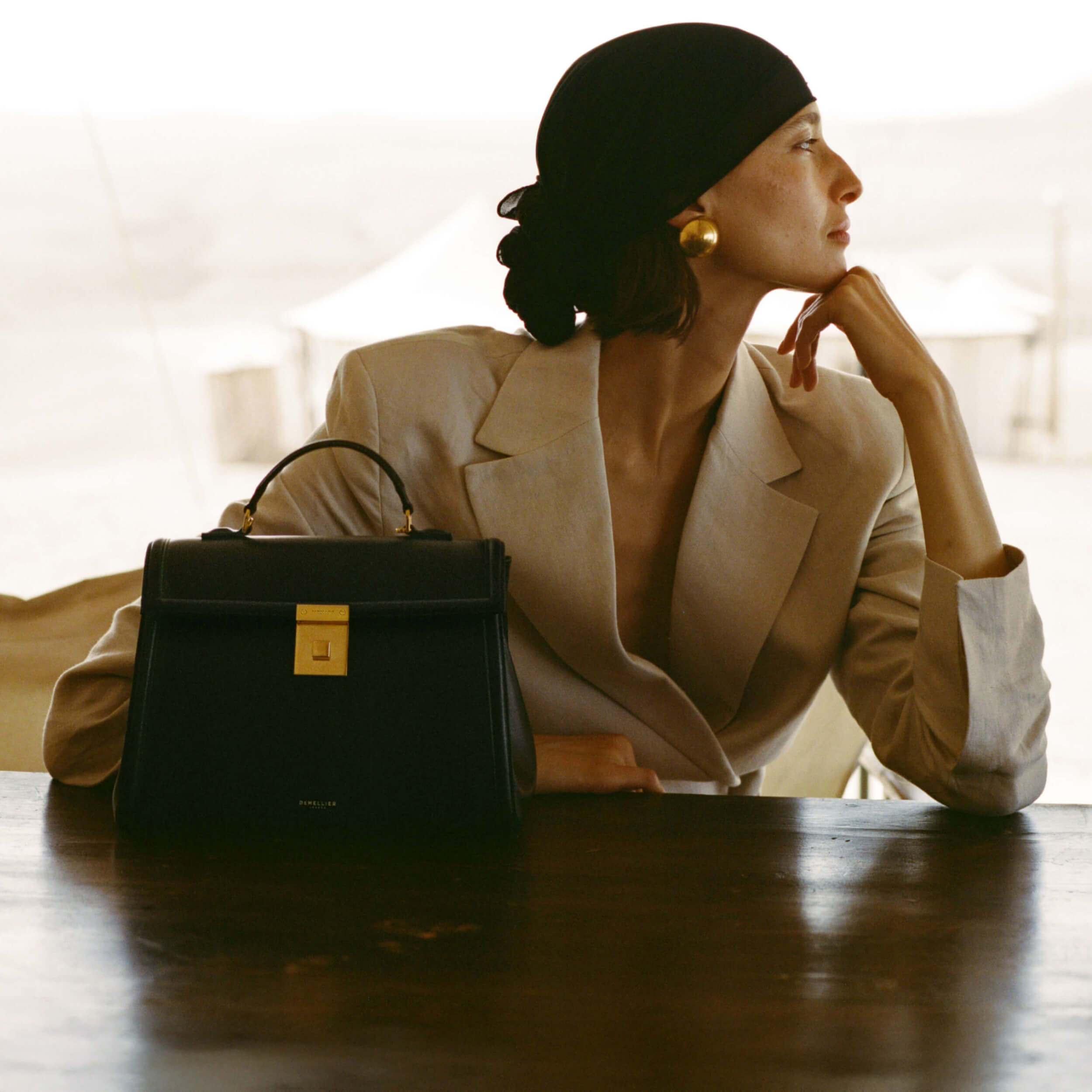 DeMellier The Midi Paris black smooth