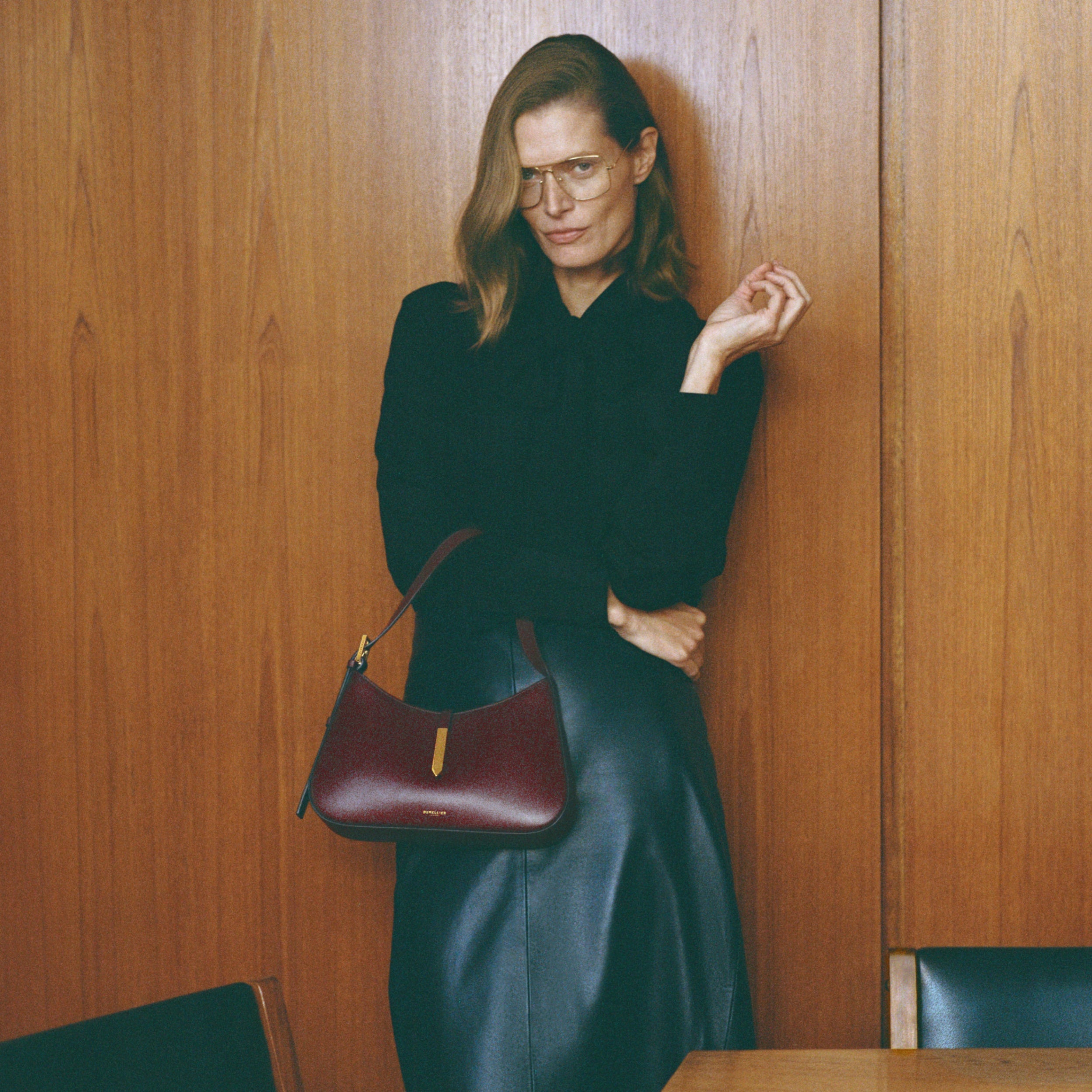 DeMellier The Tokyo burgundy smooth