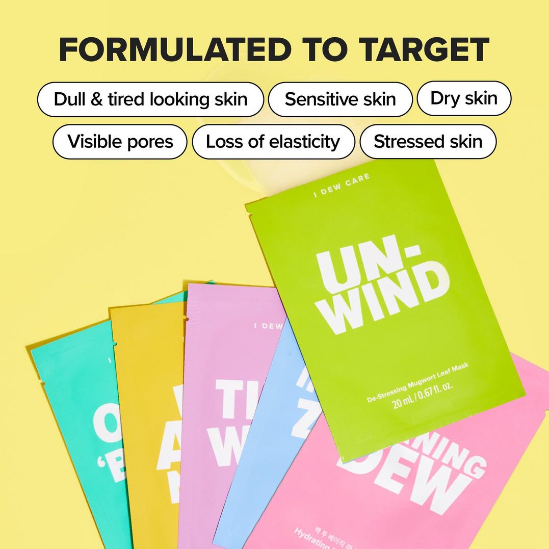 I Dew Care Let's Get Sheet Faced Sheet Mask Set