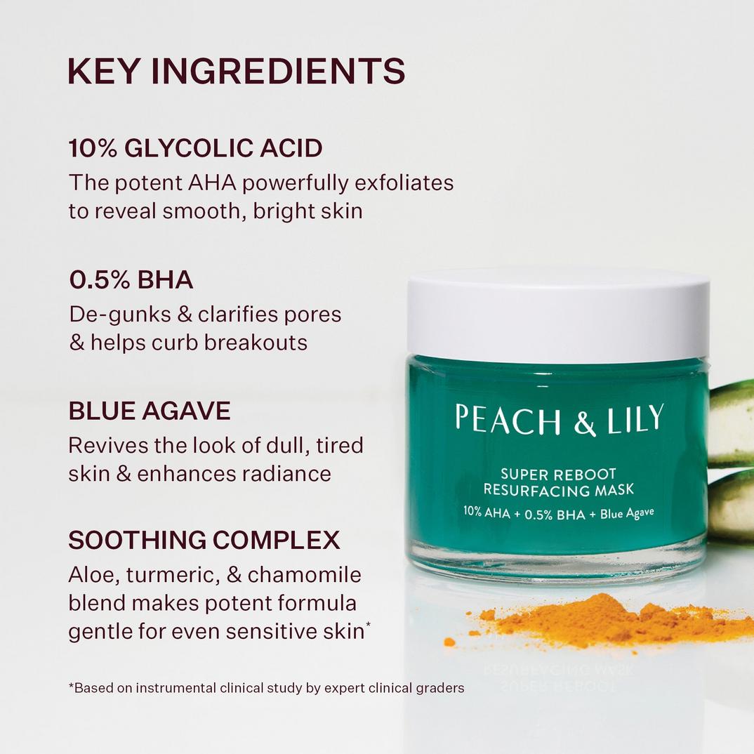 PEACH & LILY Super Reboot Resurfacing Mask