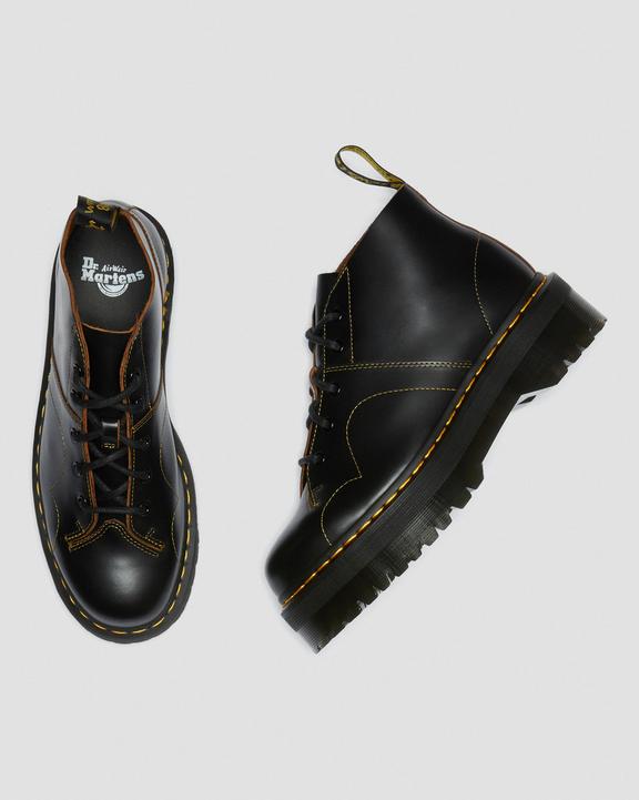 Dr Martens Church Platform Monkey Boots - Black