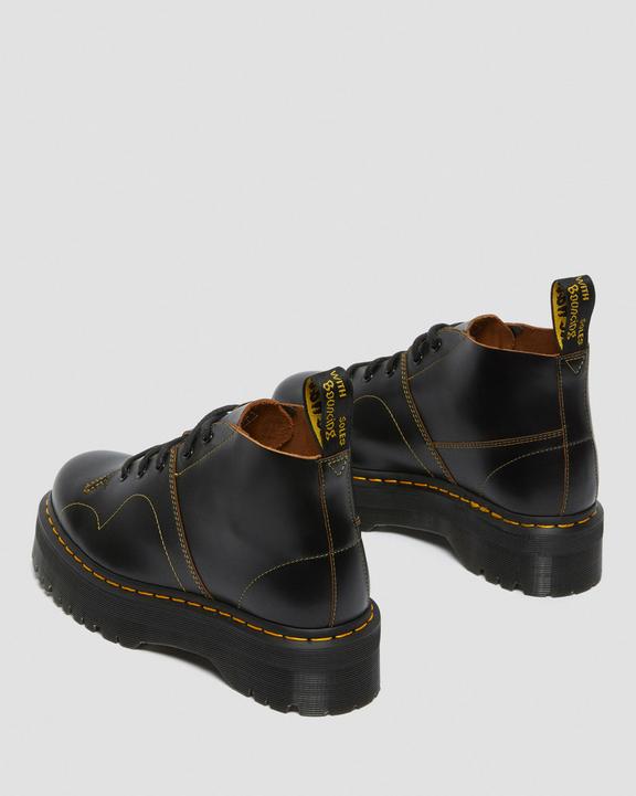 Dr Martens Church Platform Monkey Boots - Black