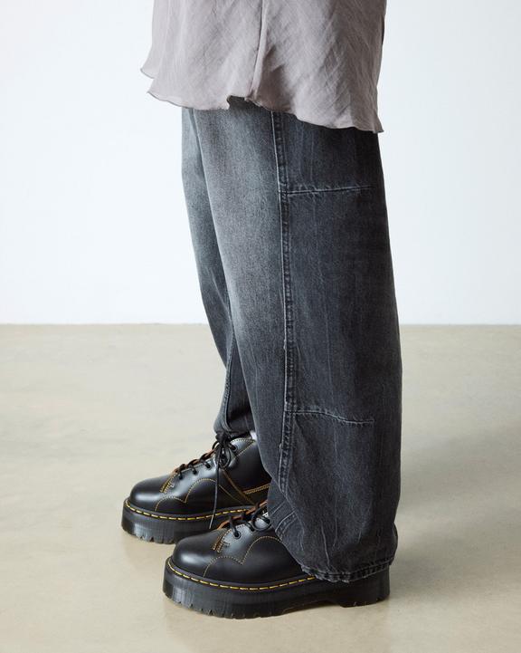 Dr Martens Church Platform Monkey Boots - Black