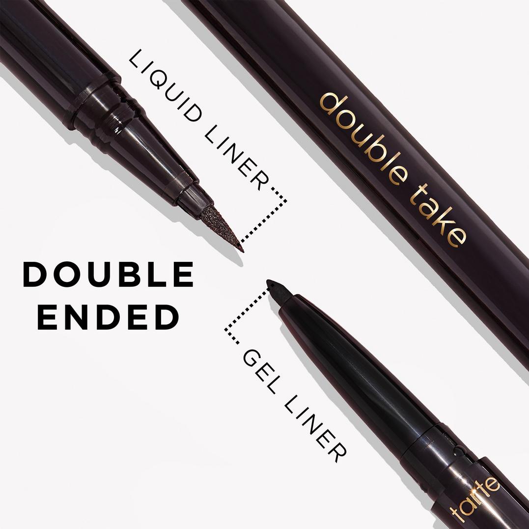 Tarte Travel-Size Double Take Black Liquid & Gel Vegan Eyeliner