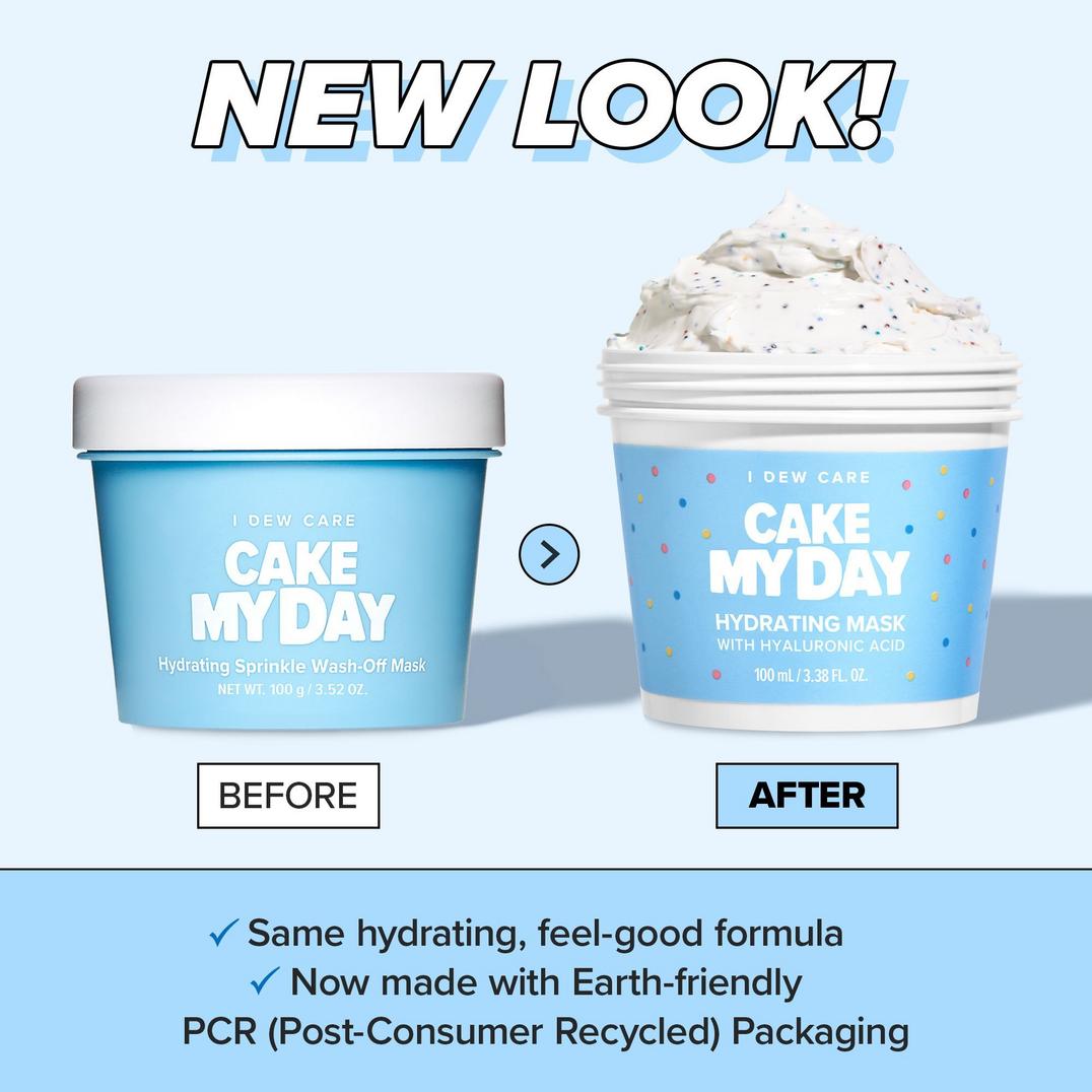 I Dew Care Cake My Day Hydrating Sprinkle Wash-Off Mask