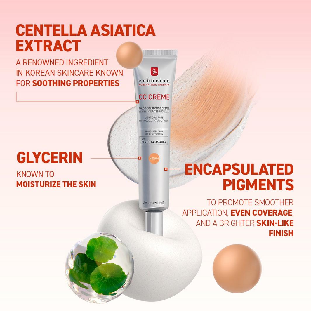 Erborian CC Cream SPF 25 with Korean Centella Asiatica Extract