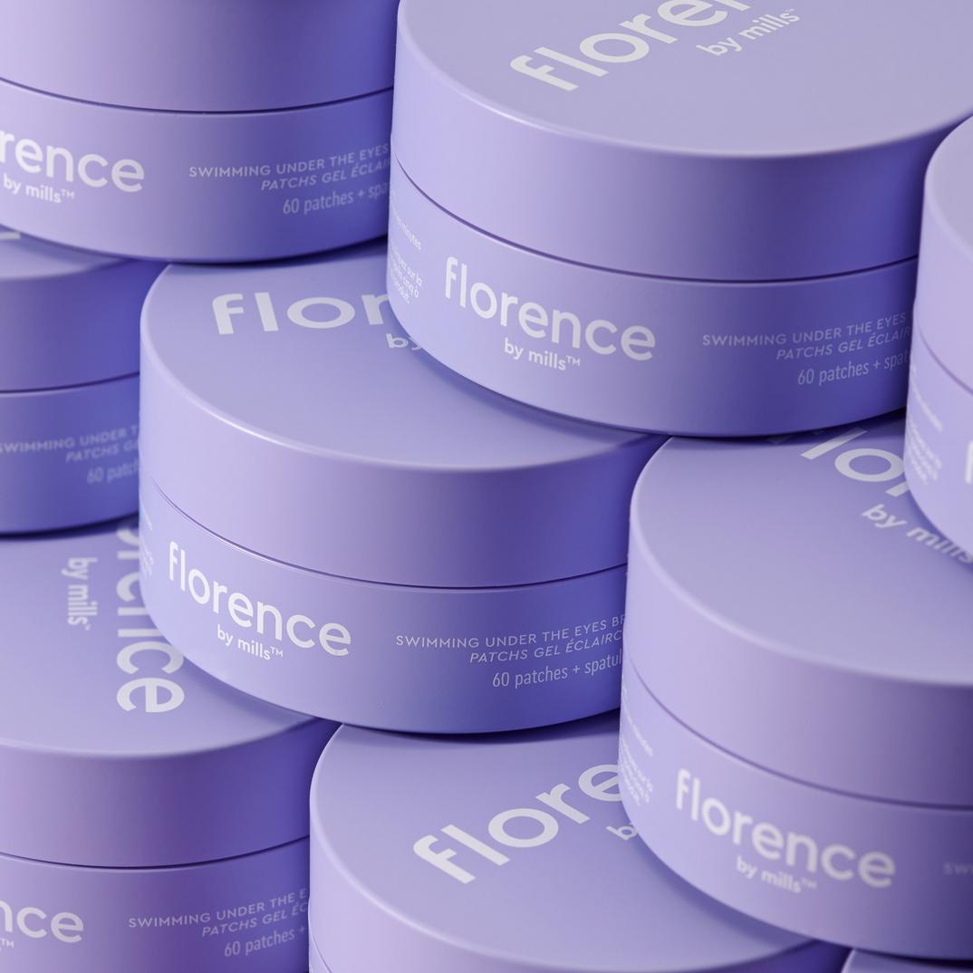 florence by mills Swimming Under the Eyes Brightening Gel Pads