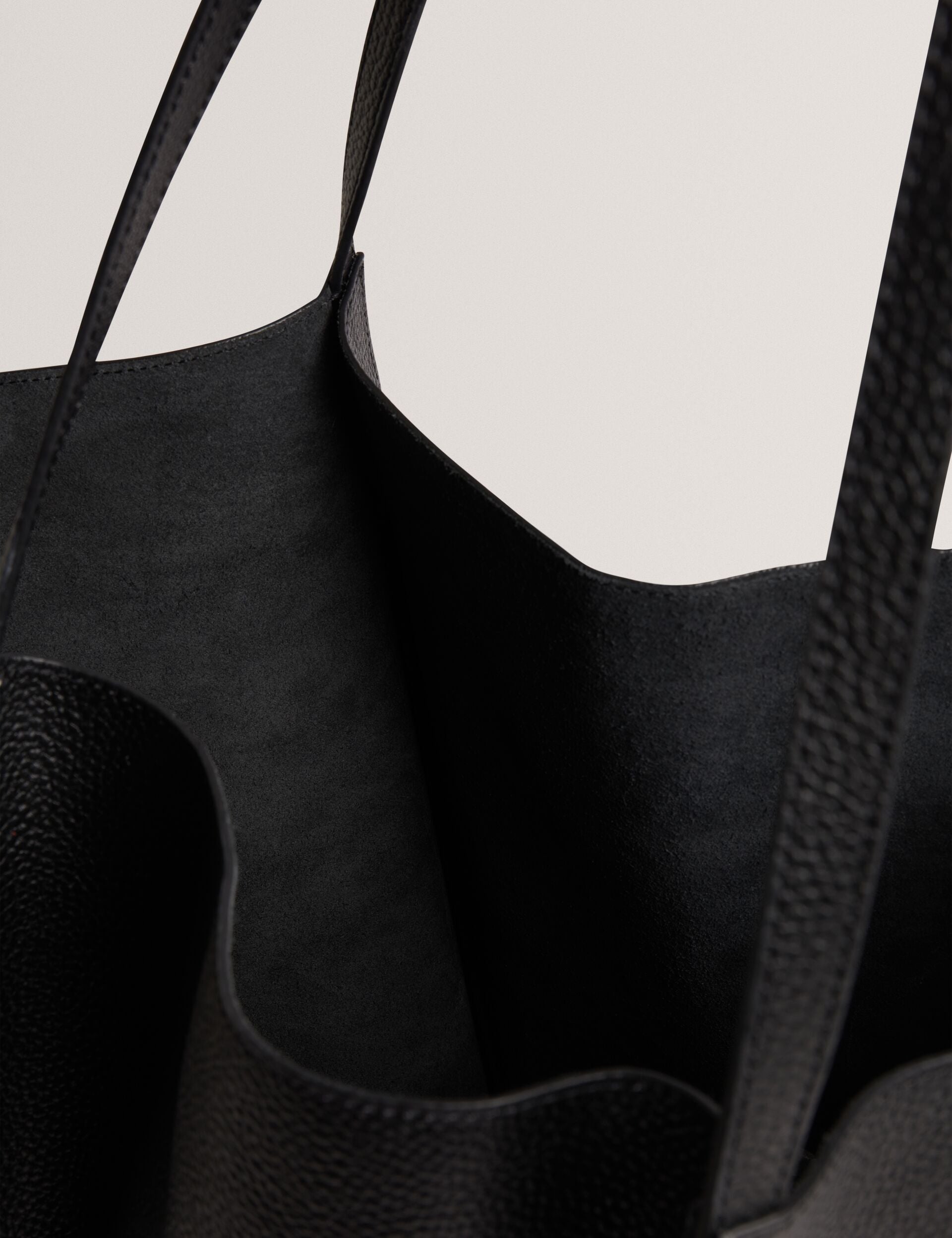 Ted Baker Tammila Tall Soft Leather Structured Tote Bag In Black Women's
