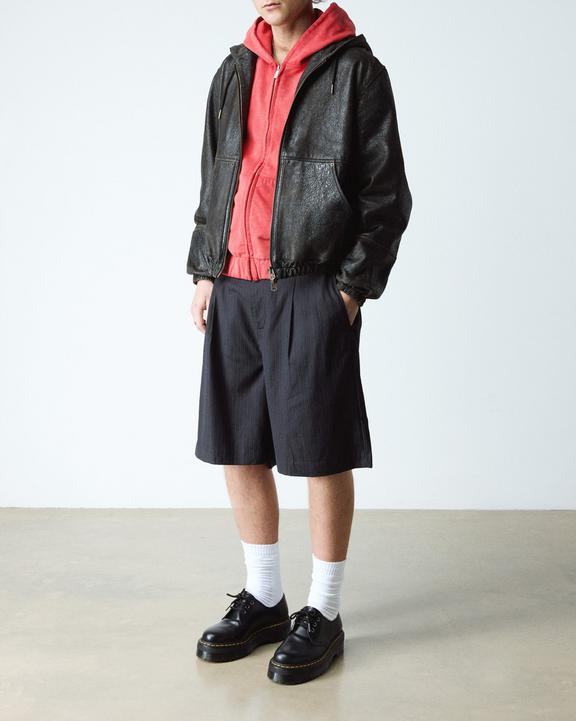 Dr Martens 1461 Smooth Leather Platform Shoes - Black