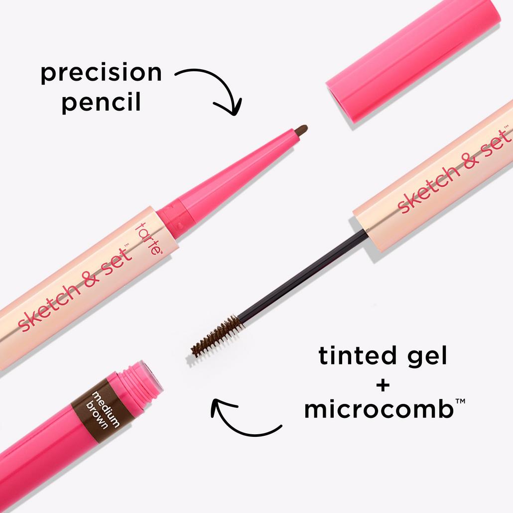 Tarte Big Ego Sketch & Set Brow Pencil & Tinted Gel