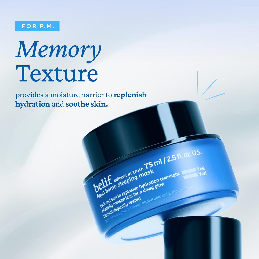 belif Aqua Bomb Hydrating Sleeping Mask with Panthenol