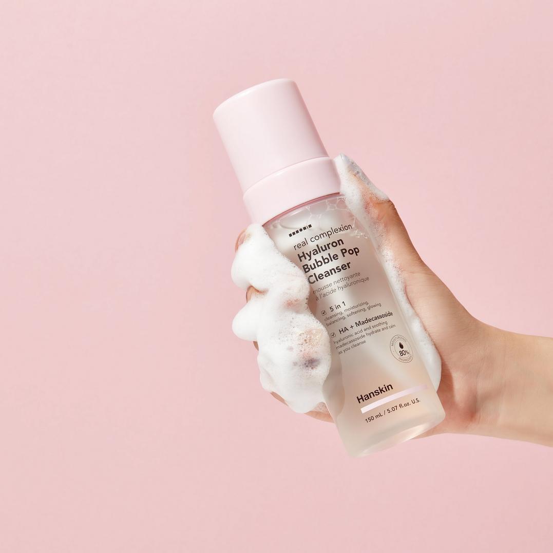 Hanskin Hyaluron Bubble Pop Cleanser