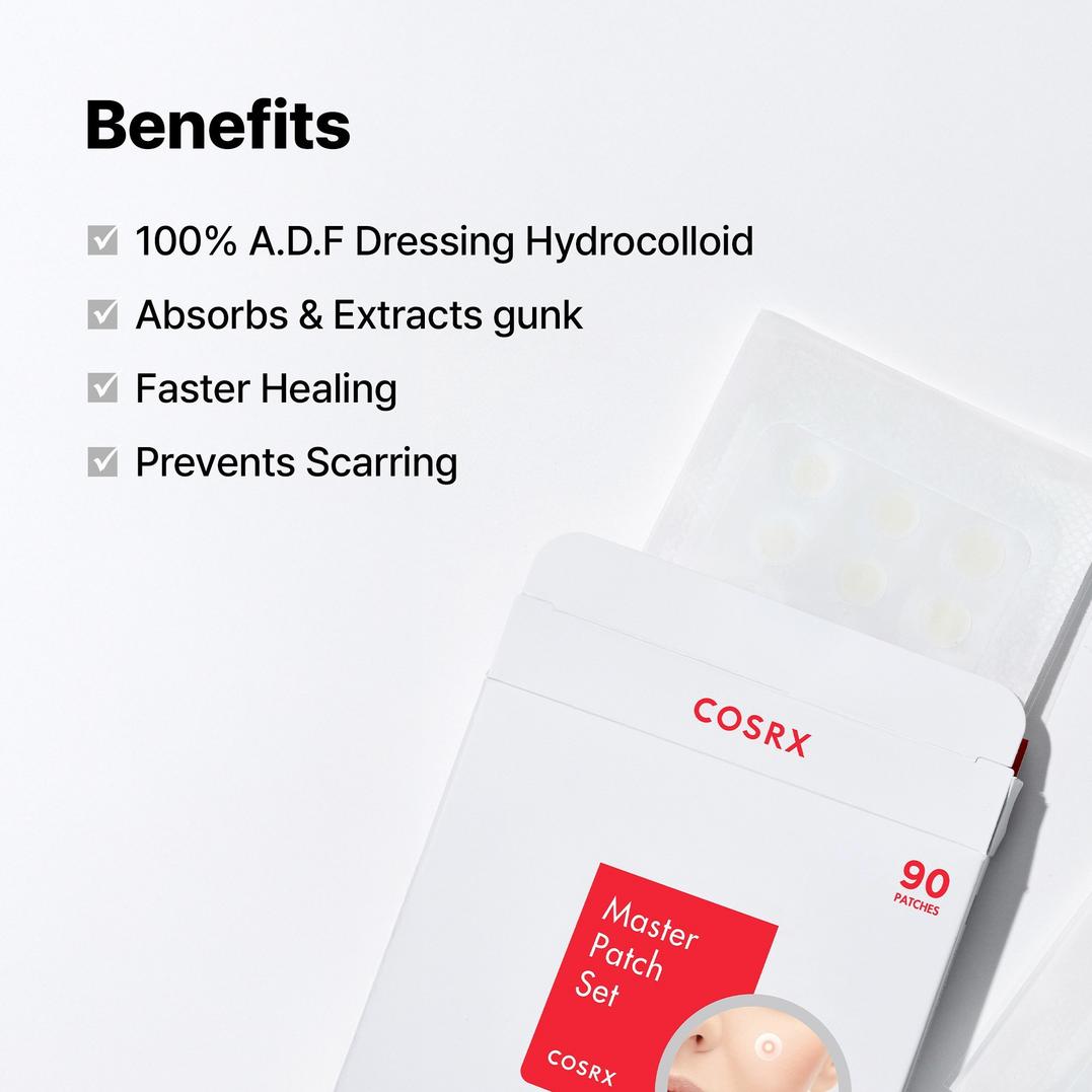 COSRX Master Patch Set - 90 Hydrocolloid Patches