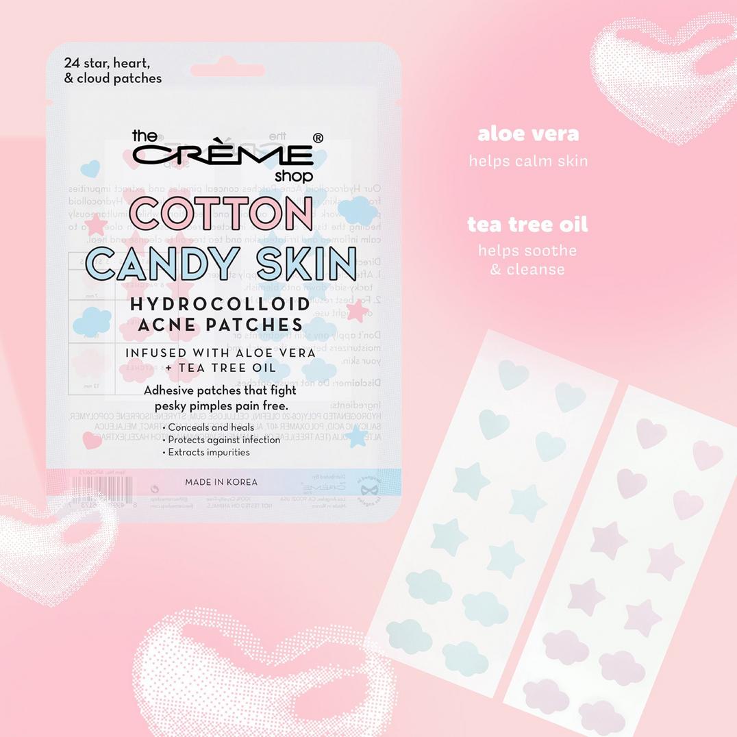The Crme Shop Cotton Candy Skin Hydrocolloid Acne Patches