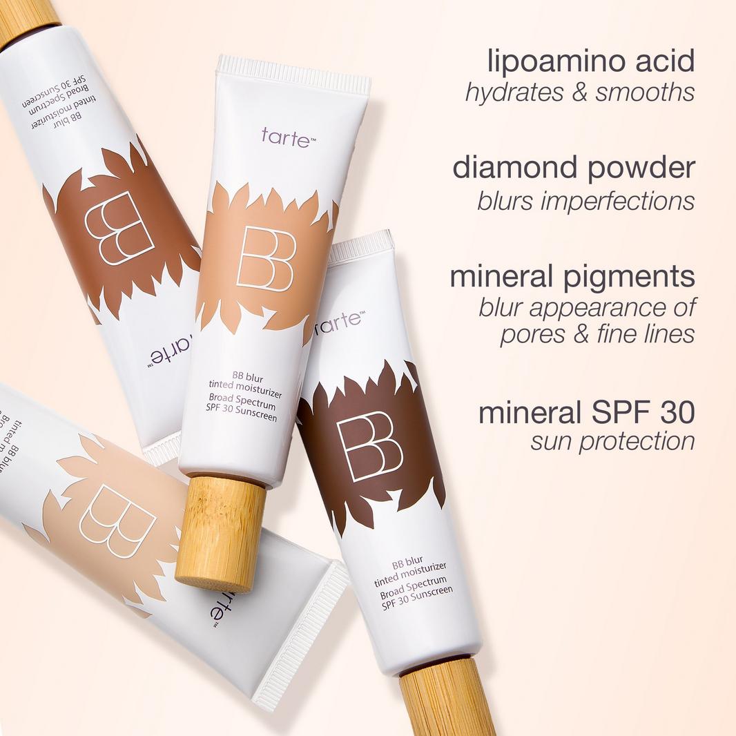 Tarte Travel Size BB Blur Tinted Moisturizer Broad Spectrum SPF 30 Sunscreen