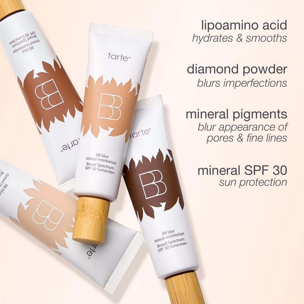 Tarte Travel Size BB Blur Tinted Moisturizer Broad Spectrum SPF 30 Sunscreen
