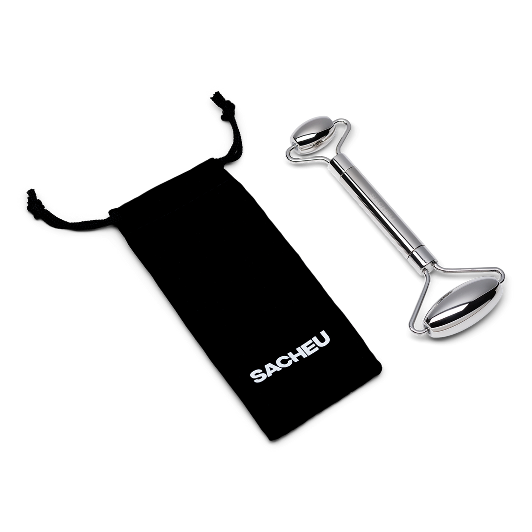 SACHEU Dual-Sided Stainless Steel Beauty Roller
