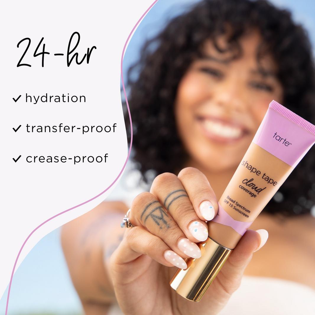 Tarte Travel Size Shape Tape Cloud CC Cream Broad Spectrum SPF 15 Sunscreen
