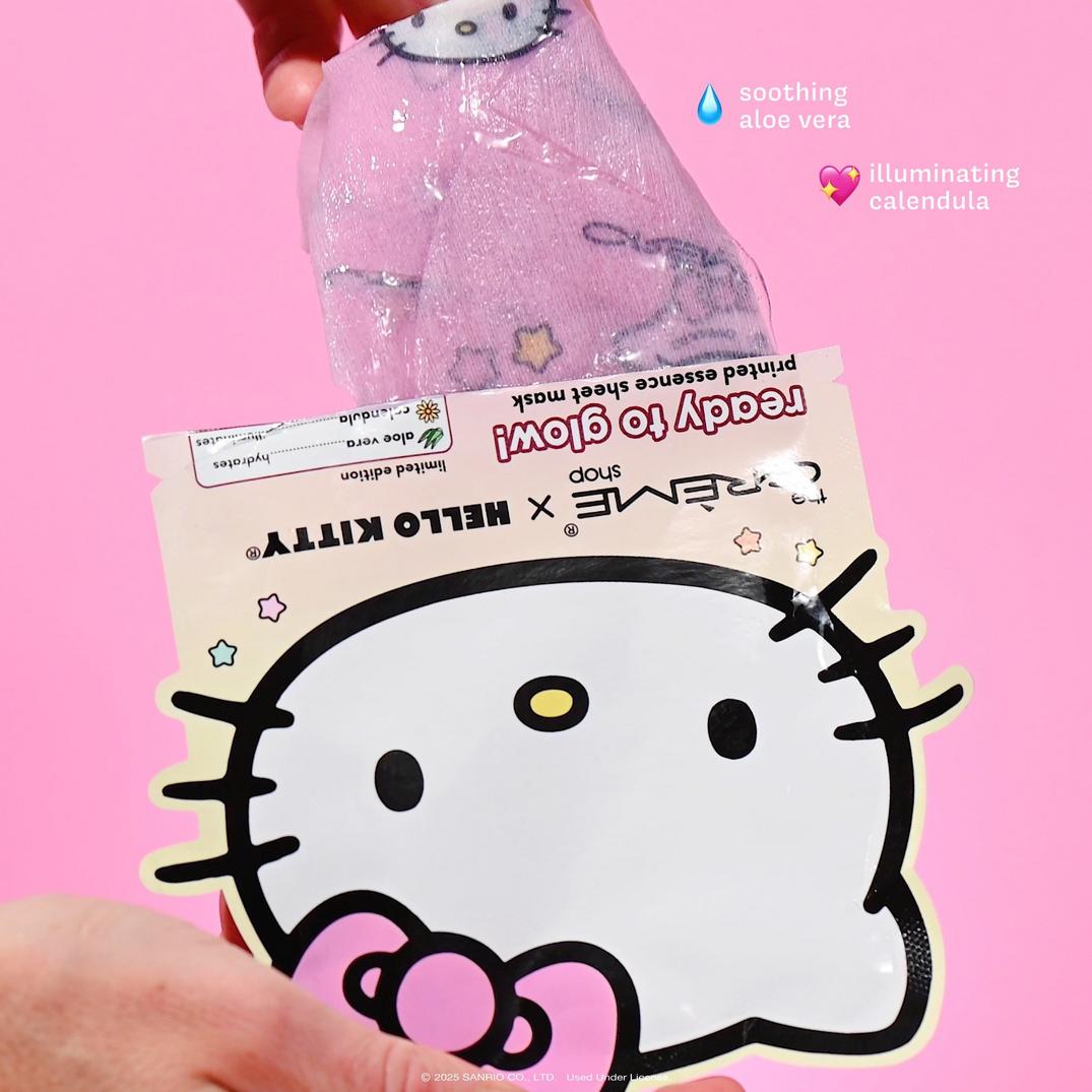 The Crme Shop Hello Kitty Ready to Glow! Printed Essence Sheet Mask