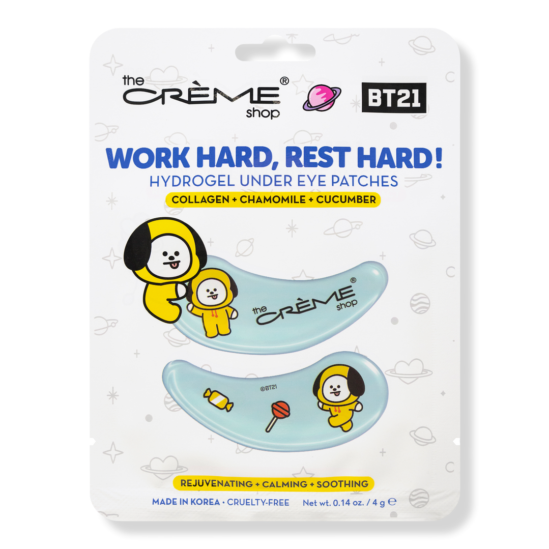 The Crme Shop Work Hard, Rest Hard! BT21 Chimmy Hydrogel Under Eye Patches