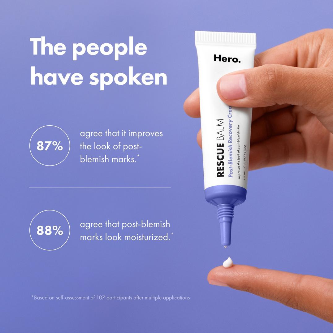 Hero Cosmetics Rescue Balm Post-Blemish Recovery Cream