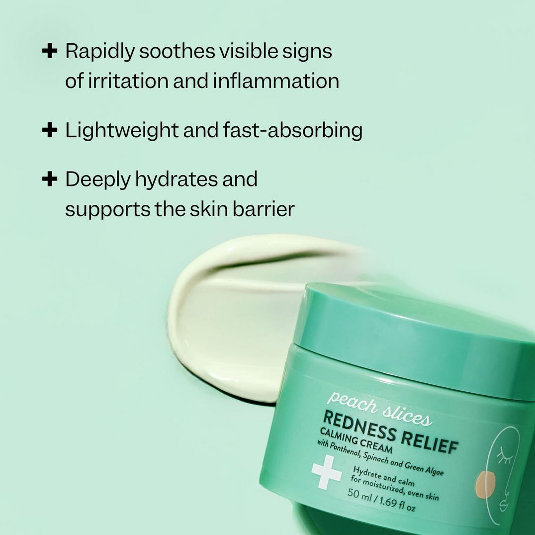 Peach Slices Redness Relief Calming Cream