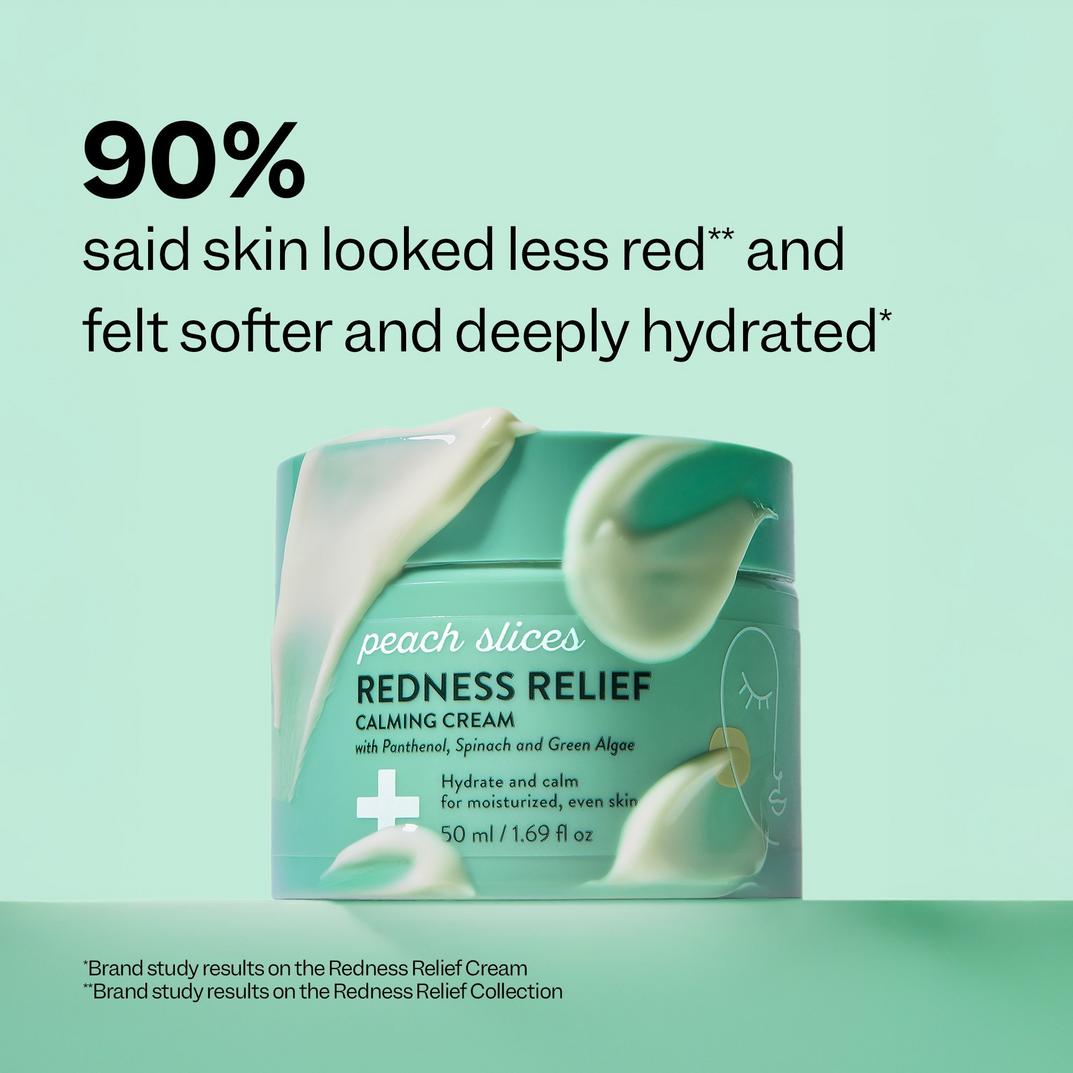 Peach Slices Redness Relief Calming Cream