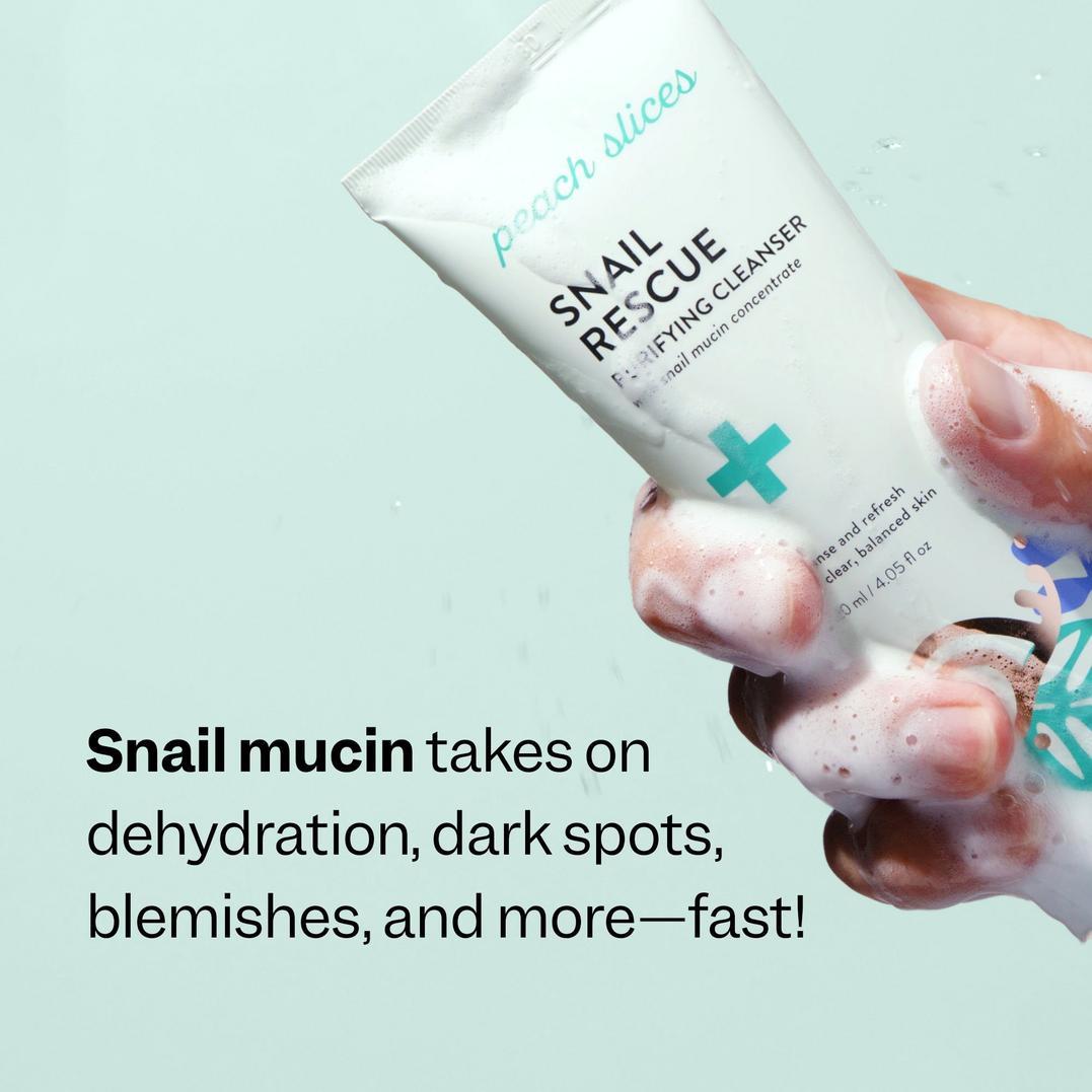 Peach Slices Snail Rescue Purifying Cleanser