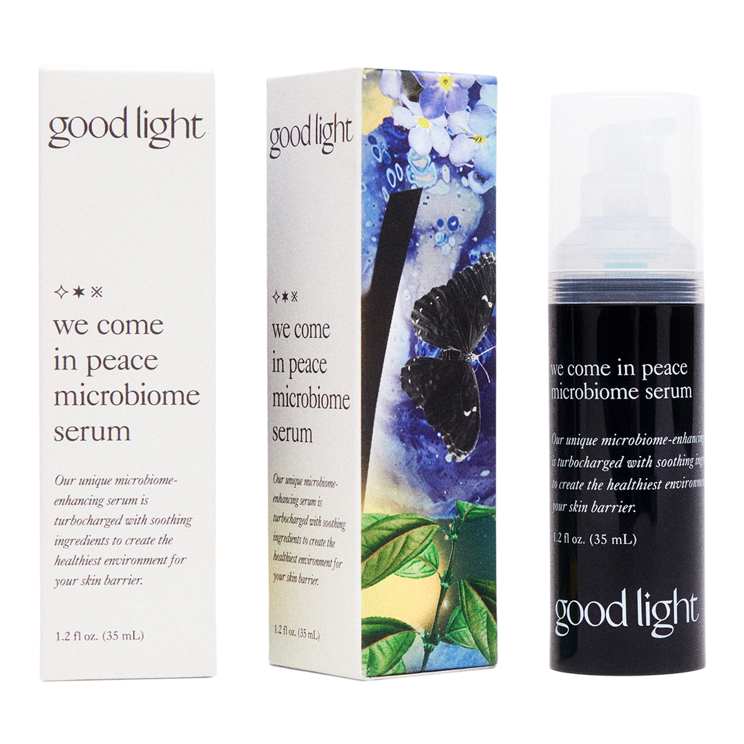 good light We Come In Peace Microbiome Serum