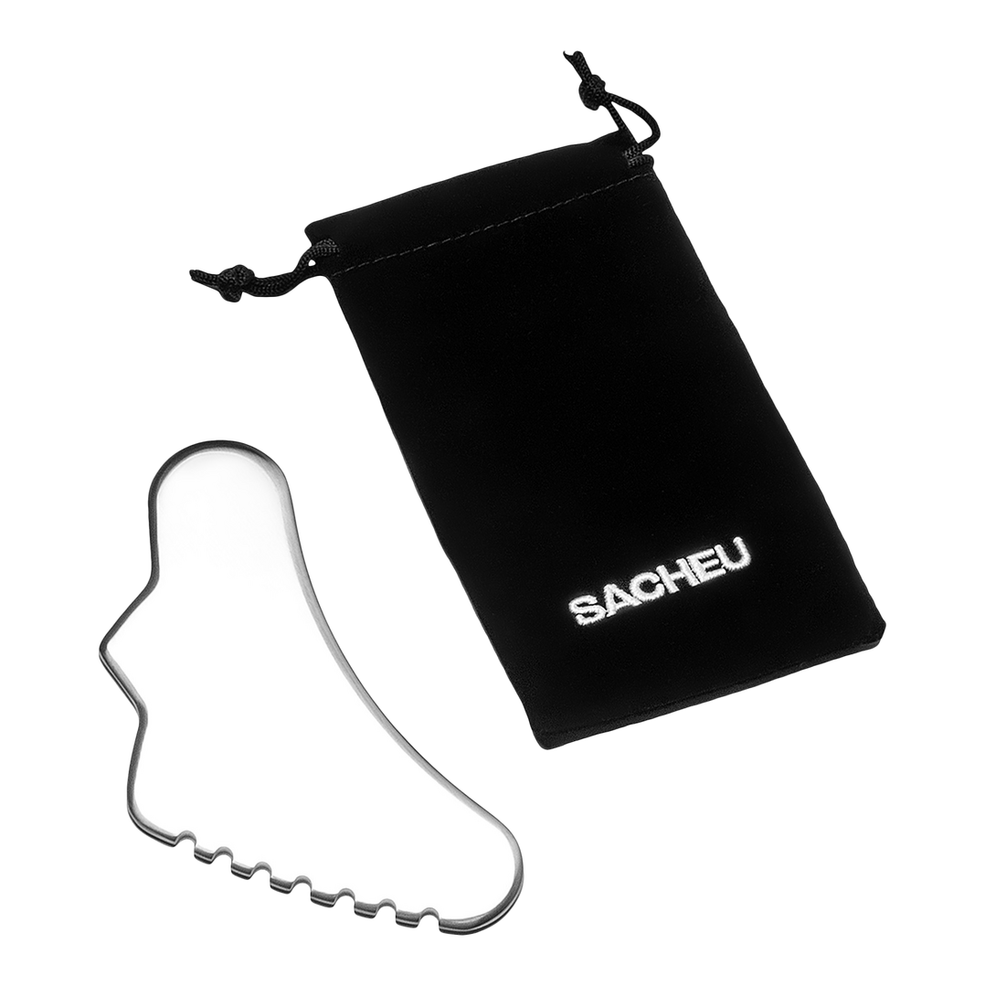 SACHEU Stainless Steel Non-Porous Body Gua Sha