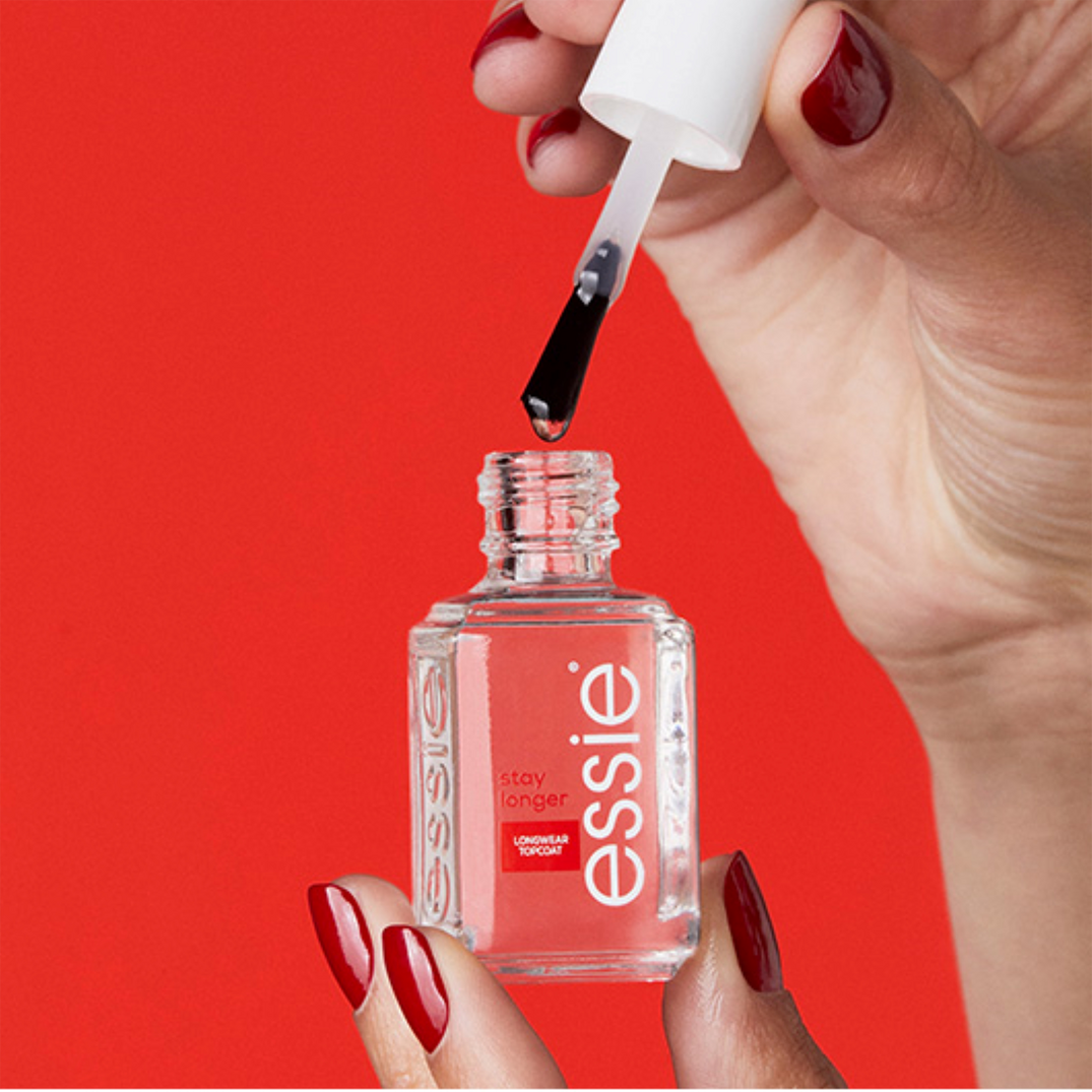 Essie Stay Longer Top Coat, Chip Protector & Lasting Shine