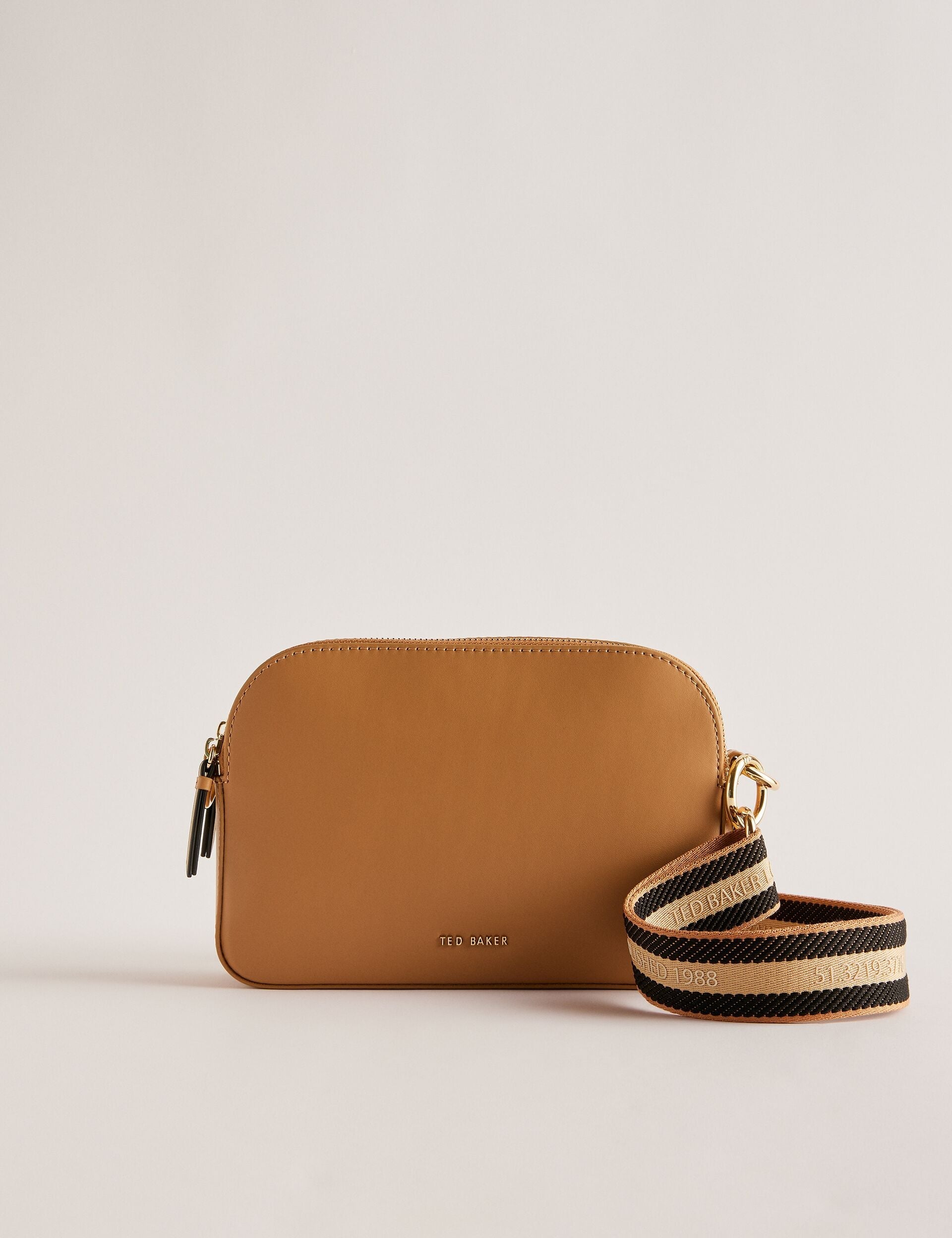 Ted Baker Darcelo Leather Double Zip Crossbody Camera Bag Women's
