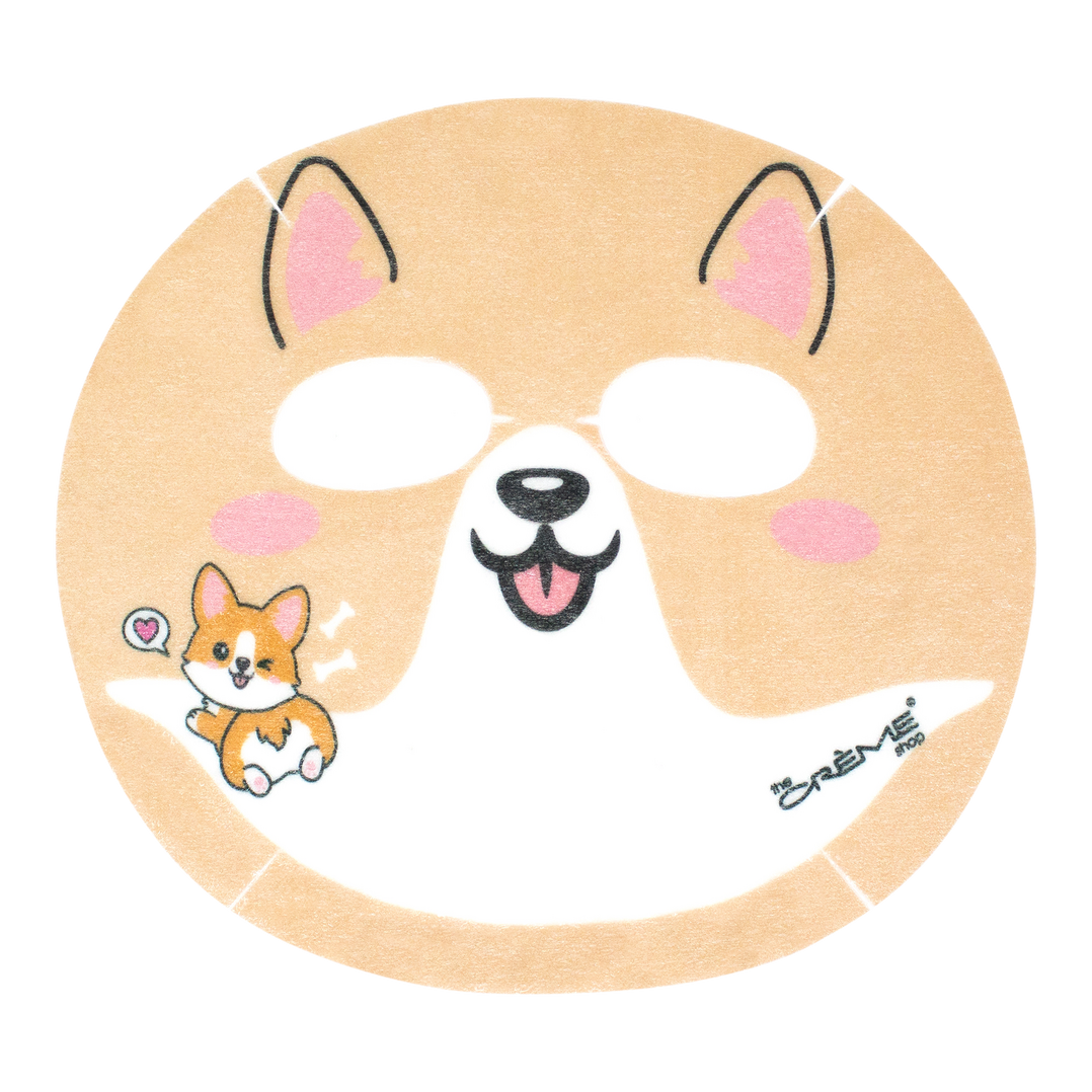 The Crme Shop Be Juicy, Skin! Animated Corgi Face Mask