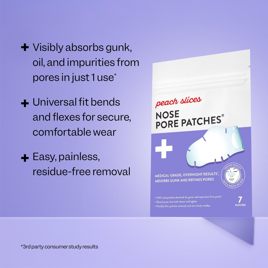 Peach Slices Nose Pore Patches