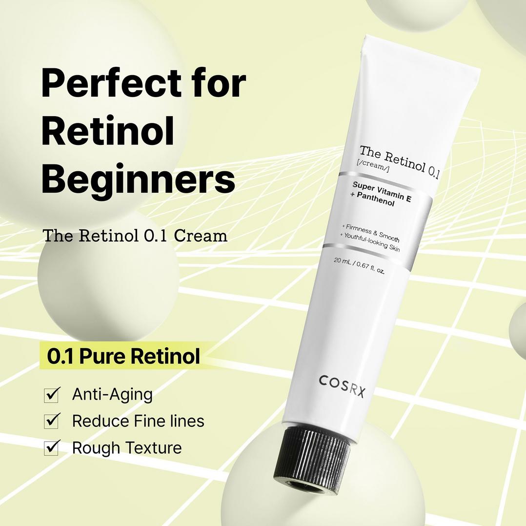 COSRX The Retinol 0.1 Cream with Super Vitamin E + Pathenol