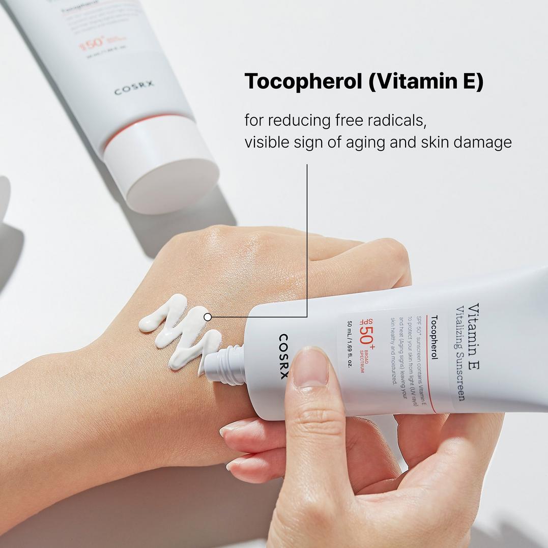 COSRX Vitamin E Vitalizing Sunscreen SPF 50+