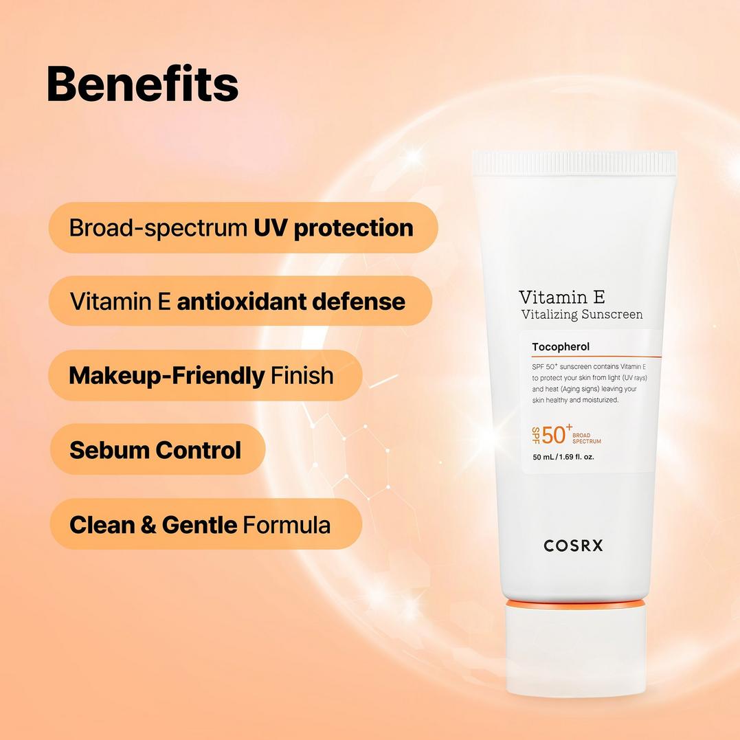 COSRX Vitamin E Vitalizing Sunscreen SPF 50+