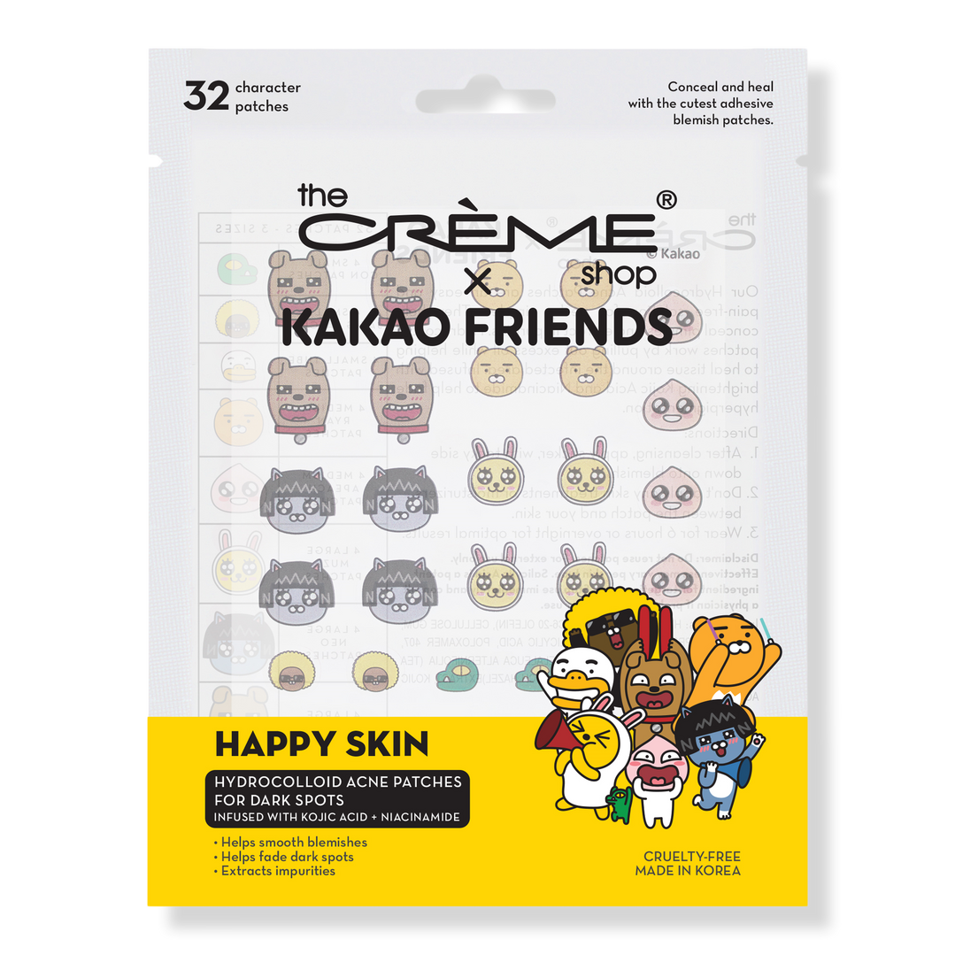 The Crme Shop Kakao Friends Hydrocolloid Acne Patches For Dark Spots