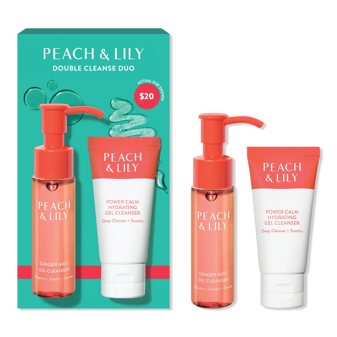 PEACH & LILY Double Cleanse Mini Duo