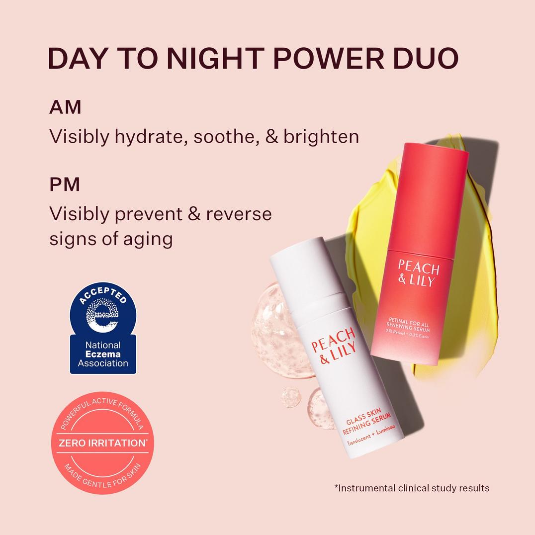 PEACH & LILY Day & Night Serum Mini Duo