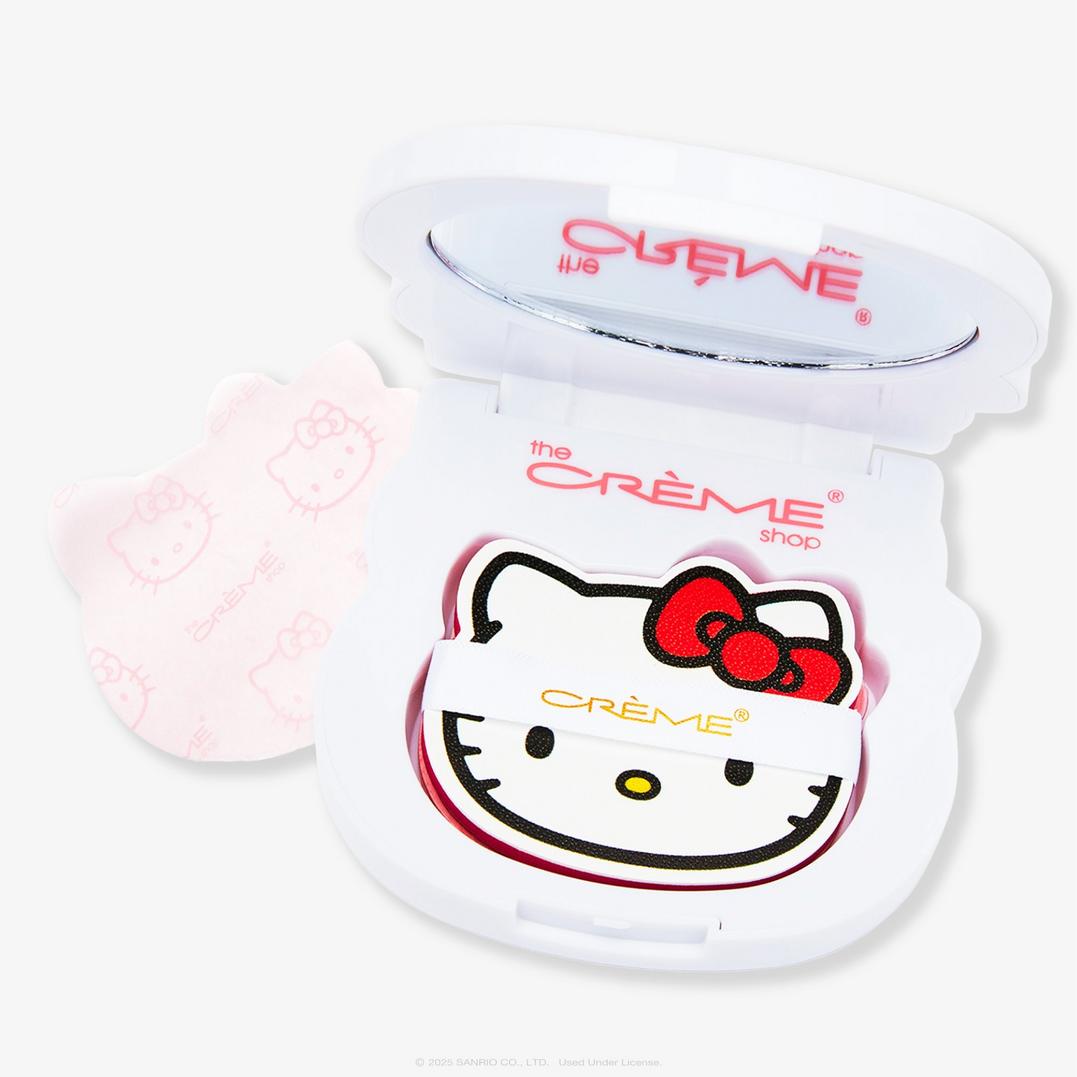 The Crme Shop Hello Kitty Mattifying Blotting Paper + Reusable Mirror Compact
