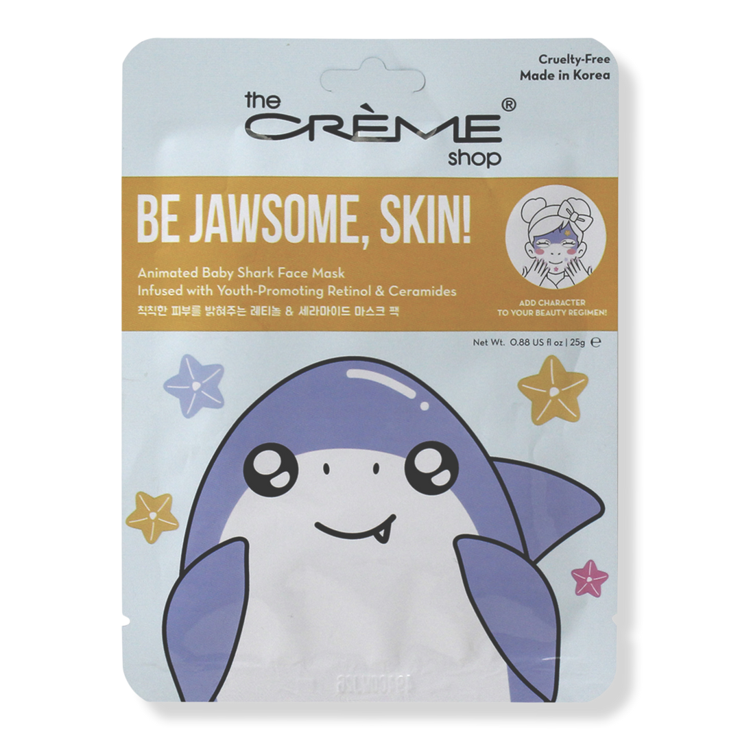 The Crme Shop Be Jawsome, Skin! Animated Baby Shark Sheet Mask