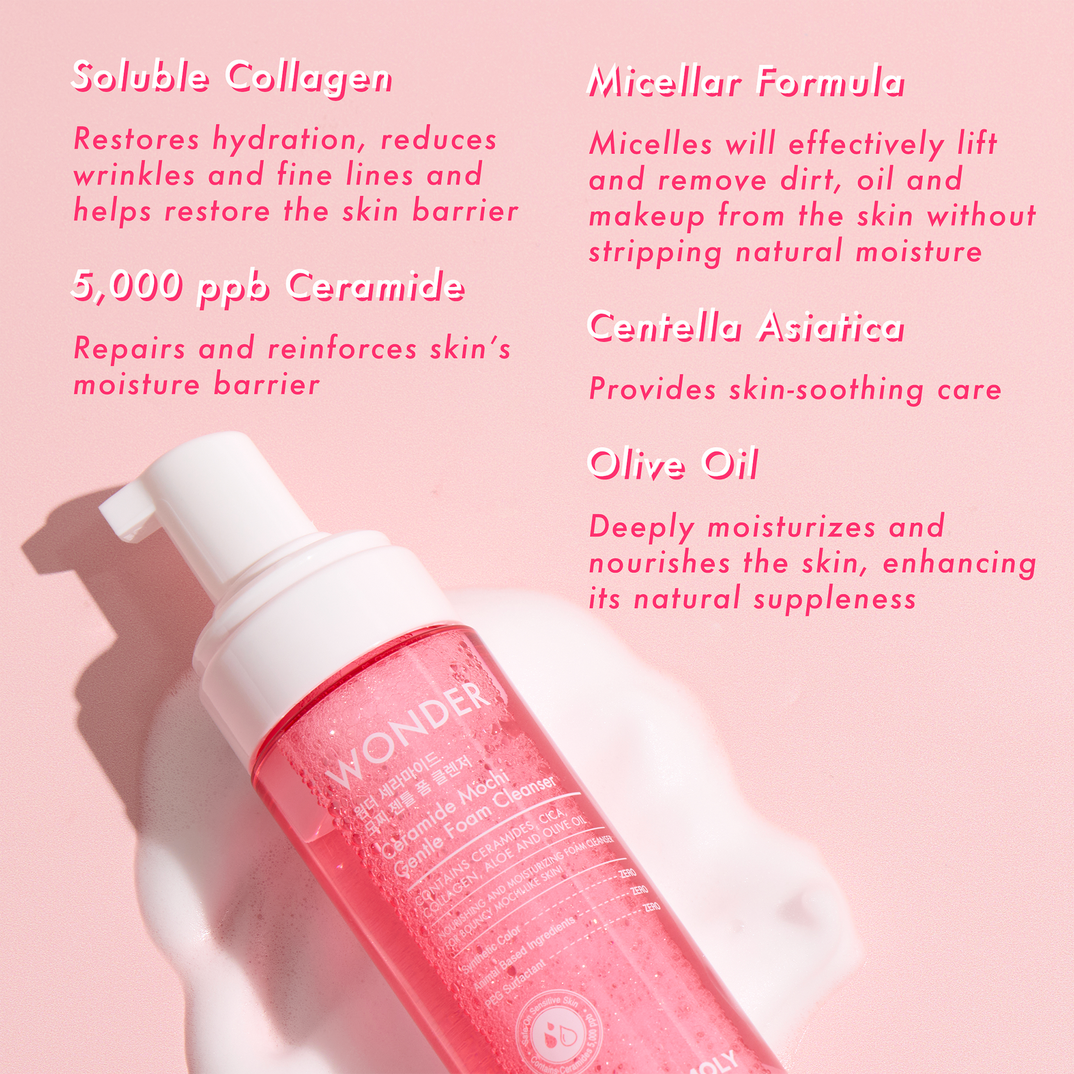TONYMOLY Wonder Ceramide Mochi Micellar Foam Cleanser