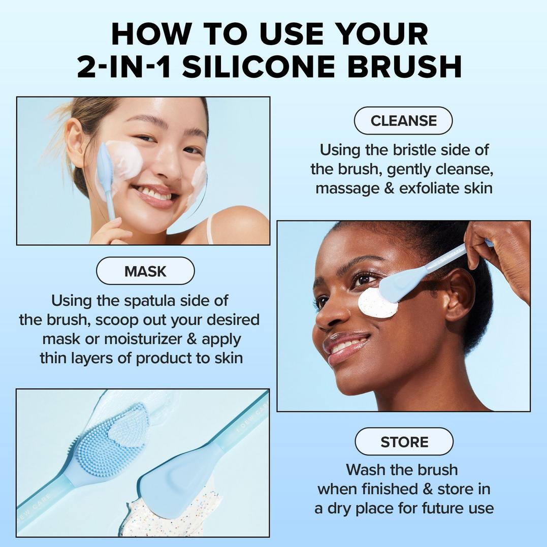 I Dew Care 2-in-1 Silicone Mask Brush